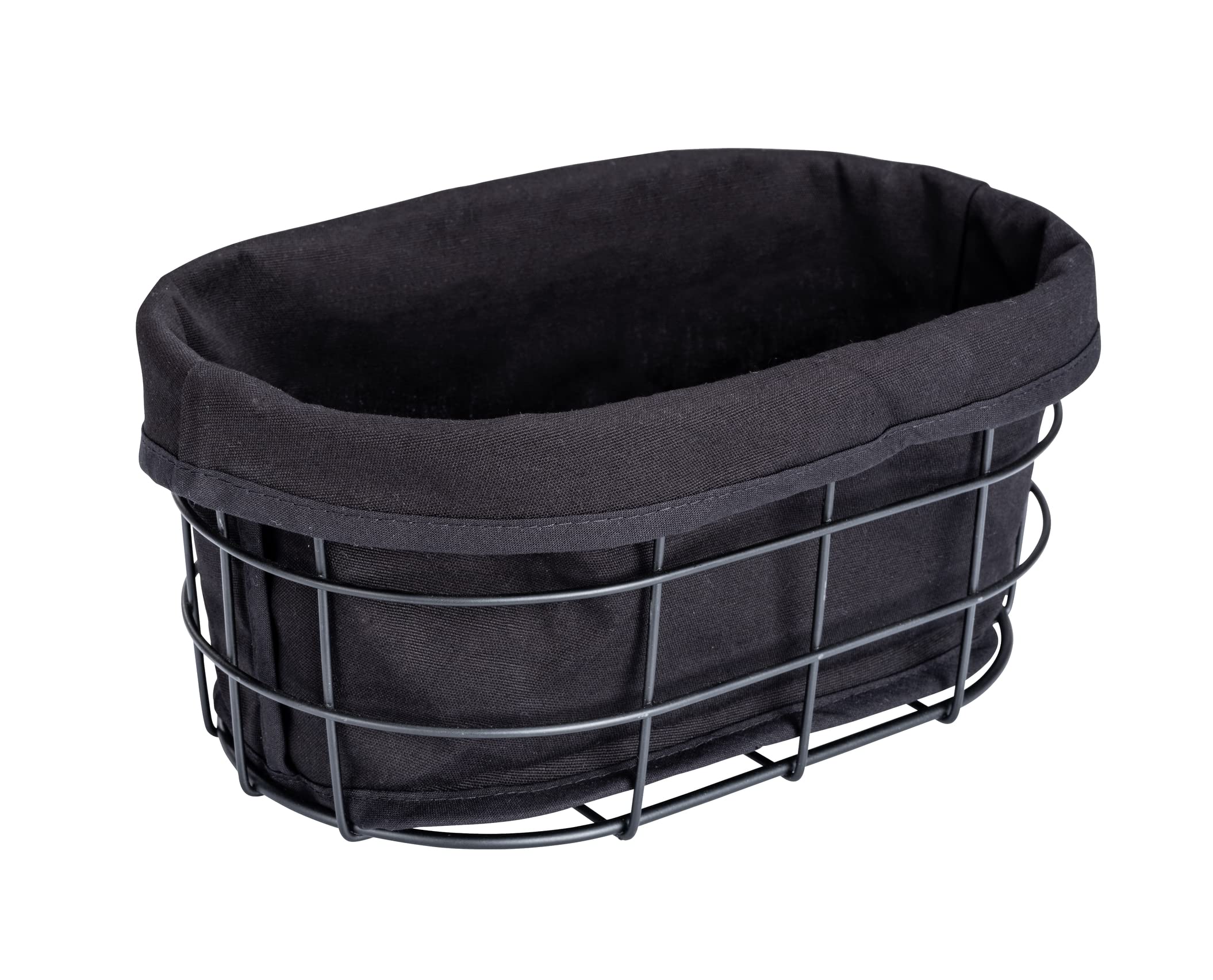 wenko-bela-brotkorb-black-outdoor-kitchen-metall-schwarz-27-x-17-x-11-5-cm image 1