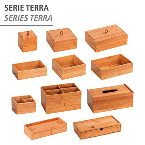 wenko-bambus-box-terra-mit-schublade-aufbewahrungsbox-28-x-6-x-14-cm-natur image 8