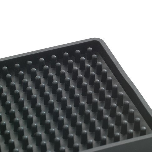 wenko-geschirr-abtropfmatte-slim-schwarz-gummimatte-noppen-42-x-8-cm image 8