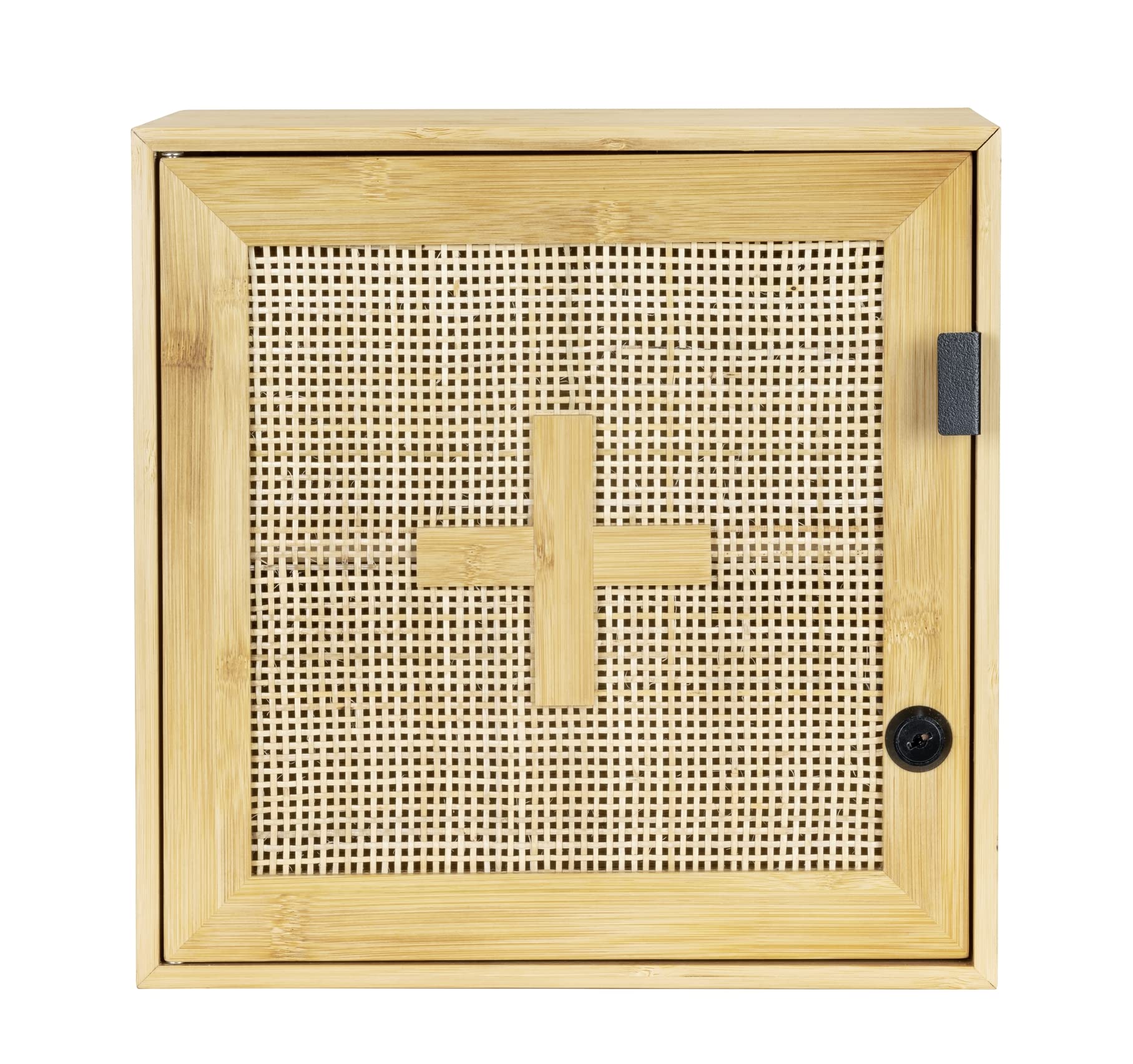 wenko-medikamentenschrank-allegre-bambus-rattan-30-x-30-x-17-8-cm-natur image 7
