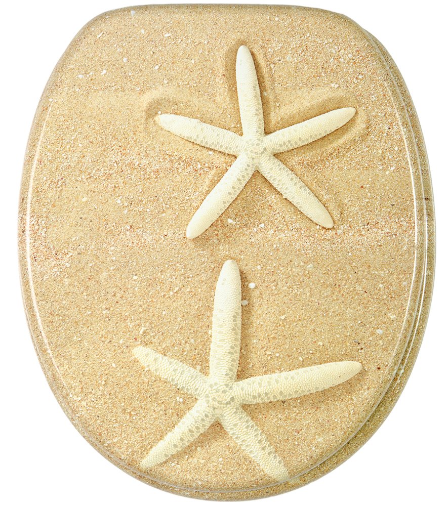 sanilo-wc-sitz-sea-stars-holz-mit-stabilen-scharnieren-universal image 1