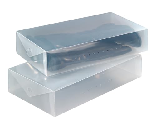 wenko-stiefelbox-transparent-2er-set-52-x-11-x-30-cm-kunststoff-aufbewahrungsbox image 7