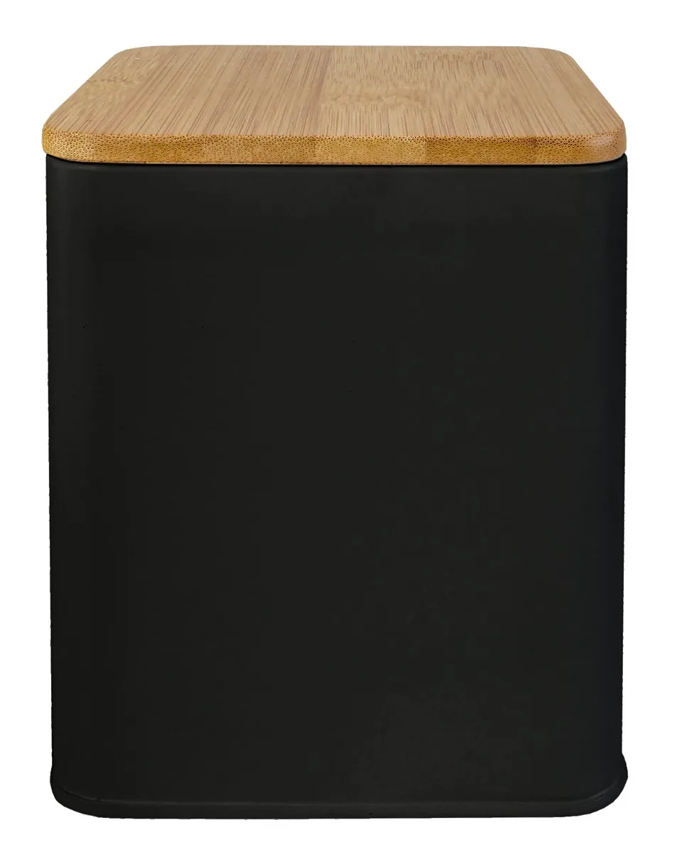 kleine-wolke-aufbewahrungsbox-cassone-m-schwarz-mit-bambusdeckel image 1