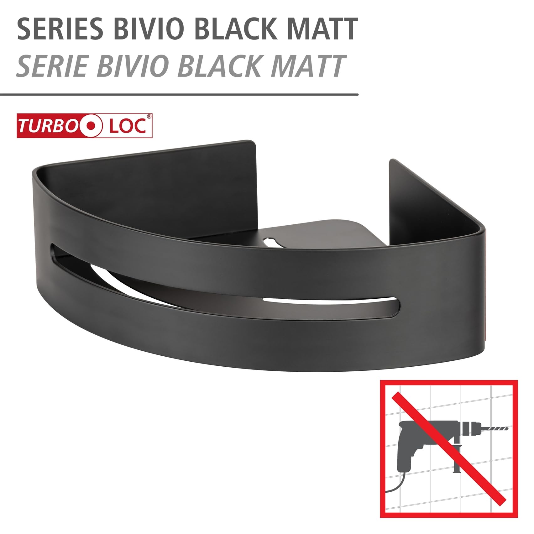 wenko-turbo-loc-bivio-eckablage-duschregal-aluminium-30-5-x-8-x-23-cm-black-matt image 3