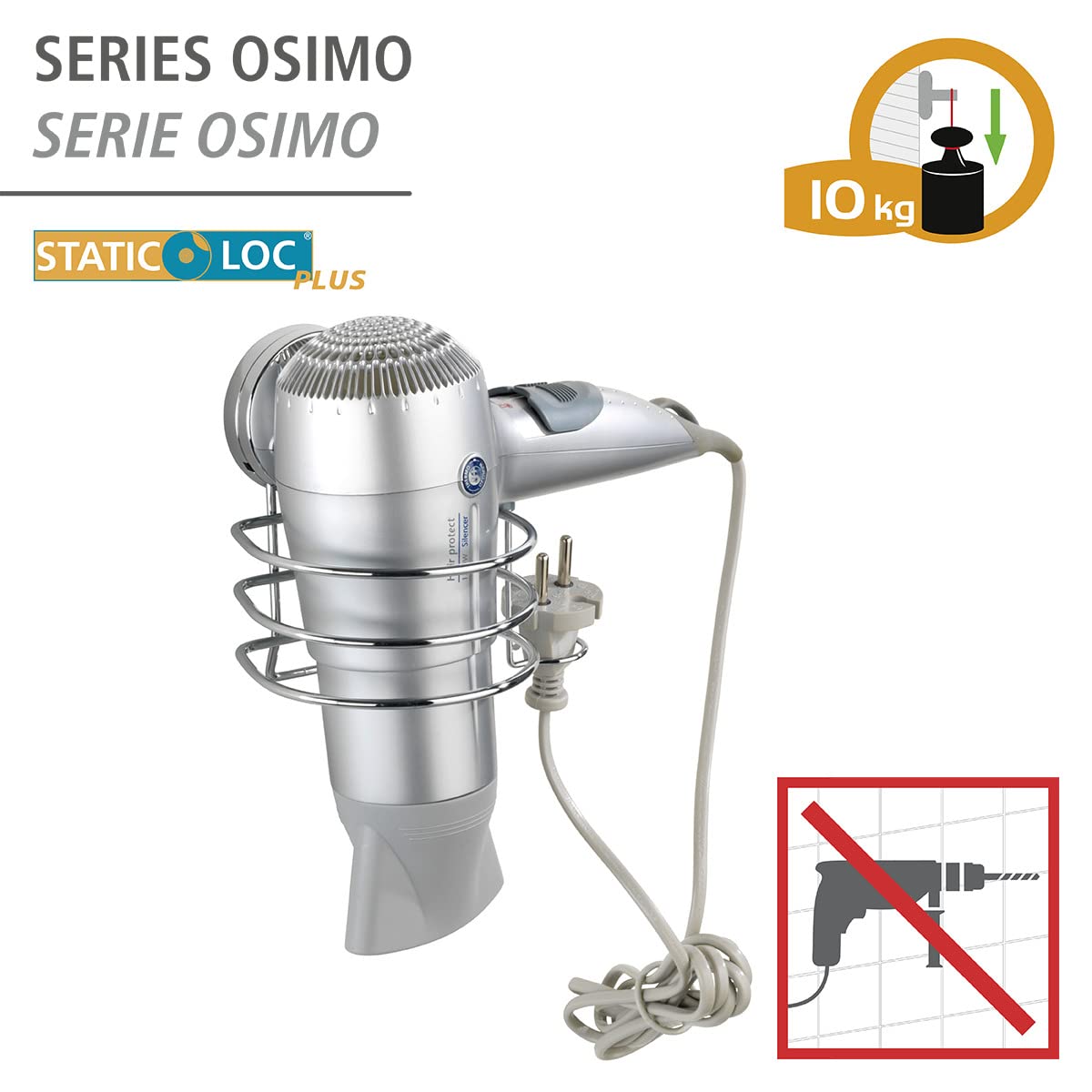 wenko-static-loc-plus-osimo-haartrocknerhalter-14-x-13-x-11-cm image 2