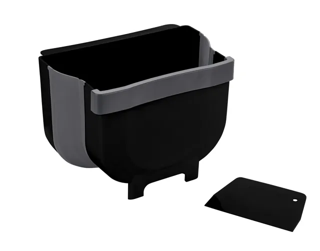 wenko-fago-t-r-abfalleimer-5-liter-black-outdoor-kitchen-faltbar-schwarz-25-5-x- image 1