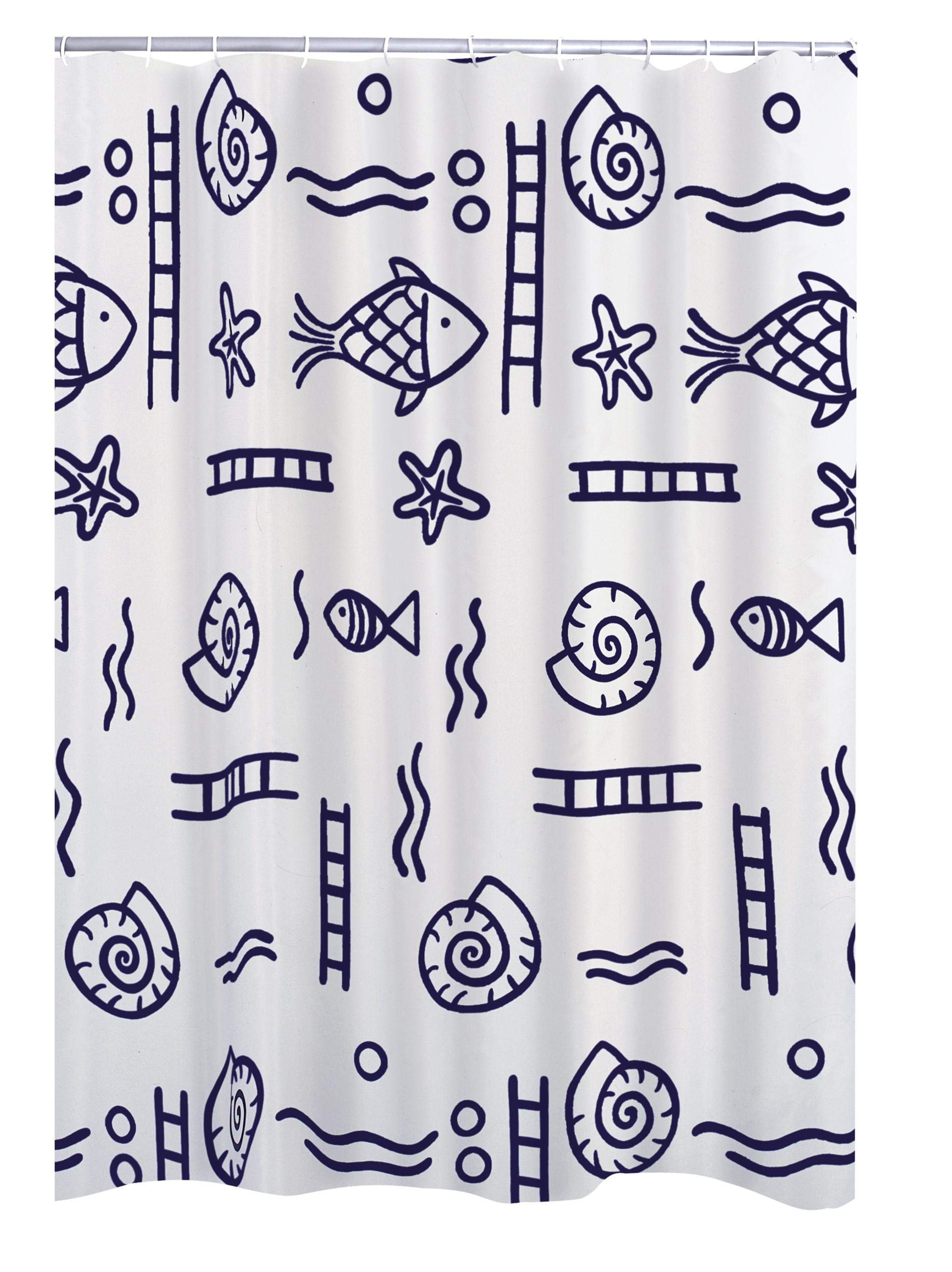 ridder-duschvorhang-textil-neptun-240-x-180-cm-blau-mit-ringen image 4