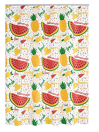 ridder-fruits-duschvorhang-folie-180x200-cm-fr-chte-sommer-inkl-ringe image 3