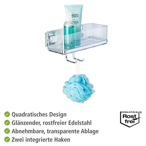 wenko-vacuum-loc-wandregal-quadro-2-etagen-edelstahl image 6