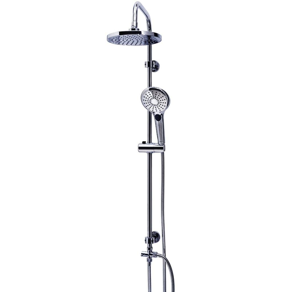 ridder-bahamas-regendusch-set-chrom-all-in-one-mit-anti-kalk-noppen image 1