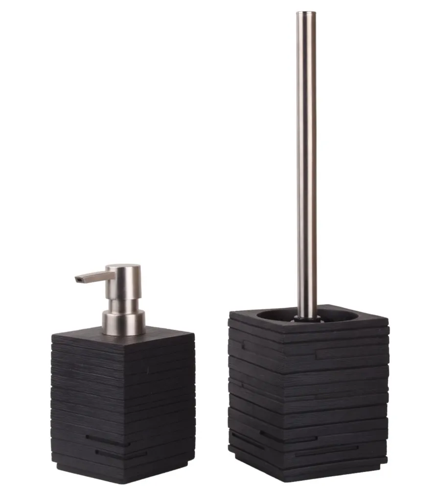 sanilo-bad-set-calero-black-seifenspender-480-ml-wc-b-rste-edelstahl image 1