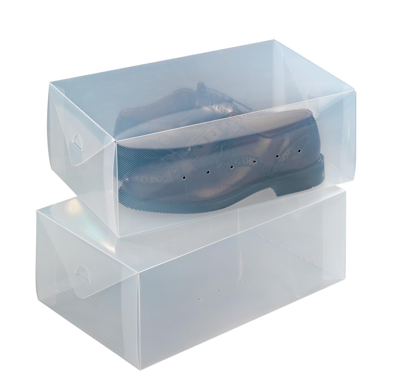 wenko-stiefelbox-transparent-2er-set-52-x-11-x-30-cm-kunststoff-aufbewahrungsbox image 5