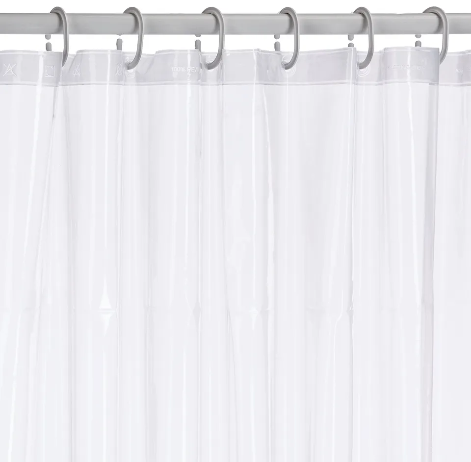 ridder-duschvorhang-folie-brillant-transparent-120x200-cm-inkl-ringe image 1