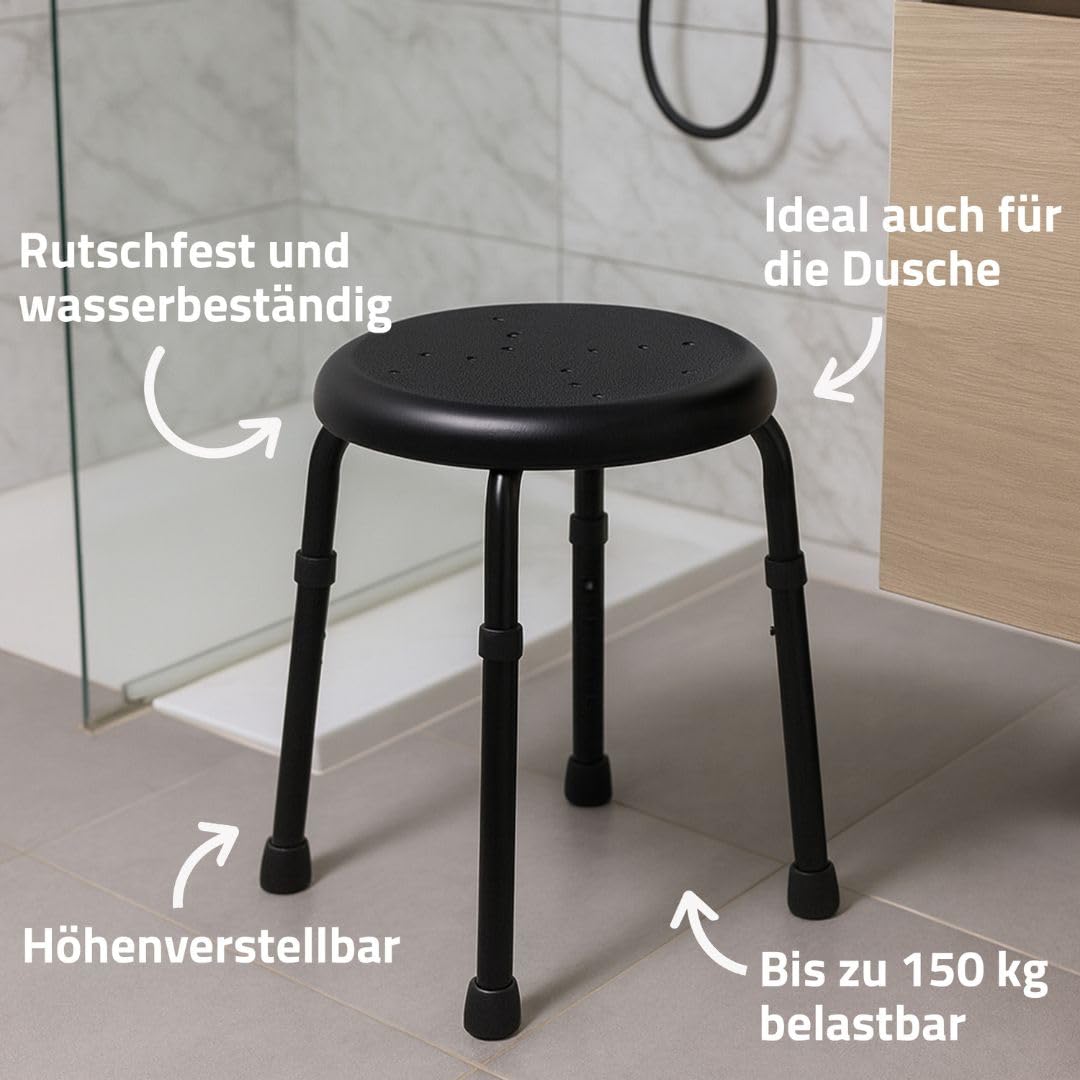 ridder-bad-hocker-go-h-henverstellbarer-duschhocker-50-x-34-9-52-5-cm-schwarz image 5
