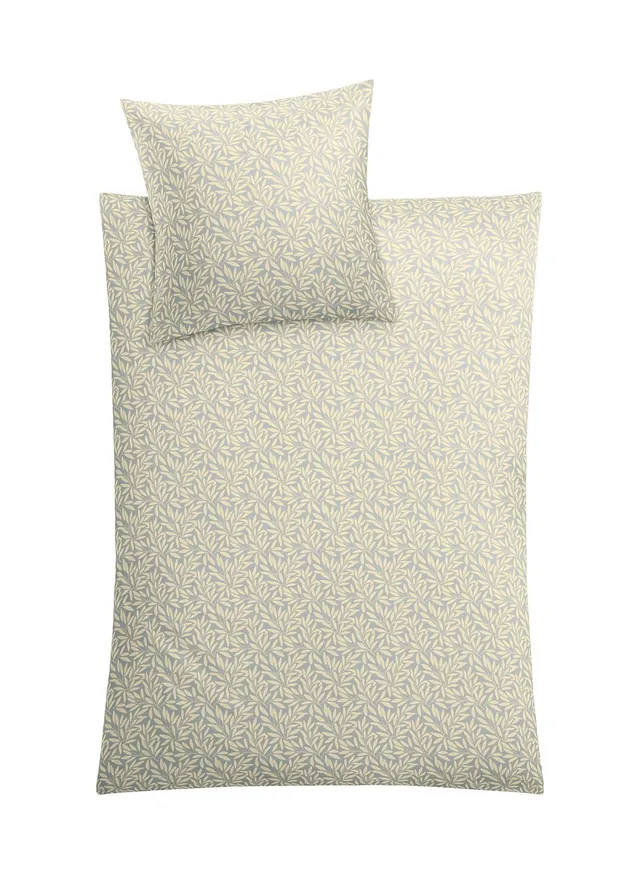 kleine-wolke-bettw-sche-satin-salvia-gelb-135-x-200-cm-80-x-80-cm image 1
