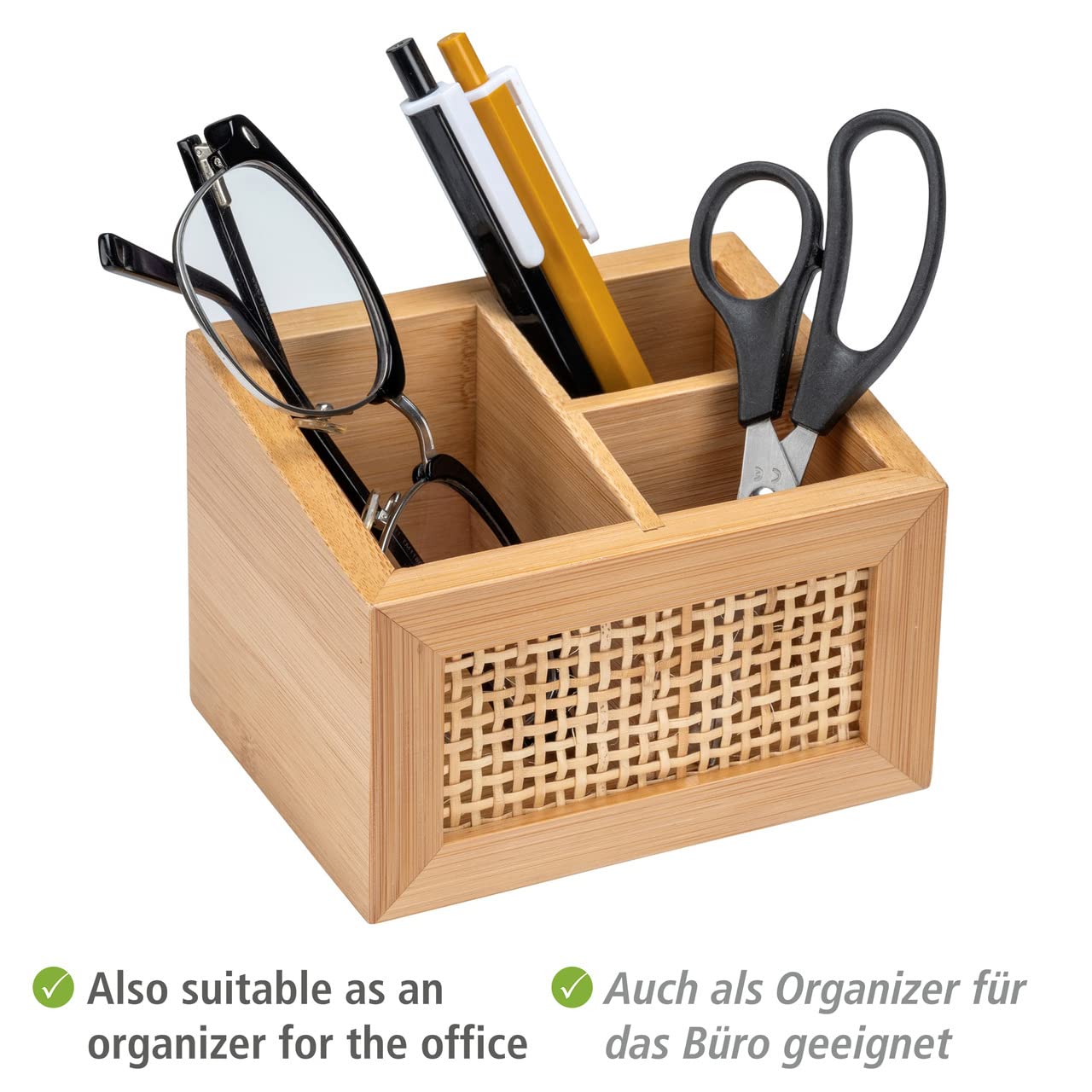 wenko-badbox-allegre-aus-bambus-und-rattan-3-f-cher-12-x-8-5-x-9-cm-natur image 3