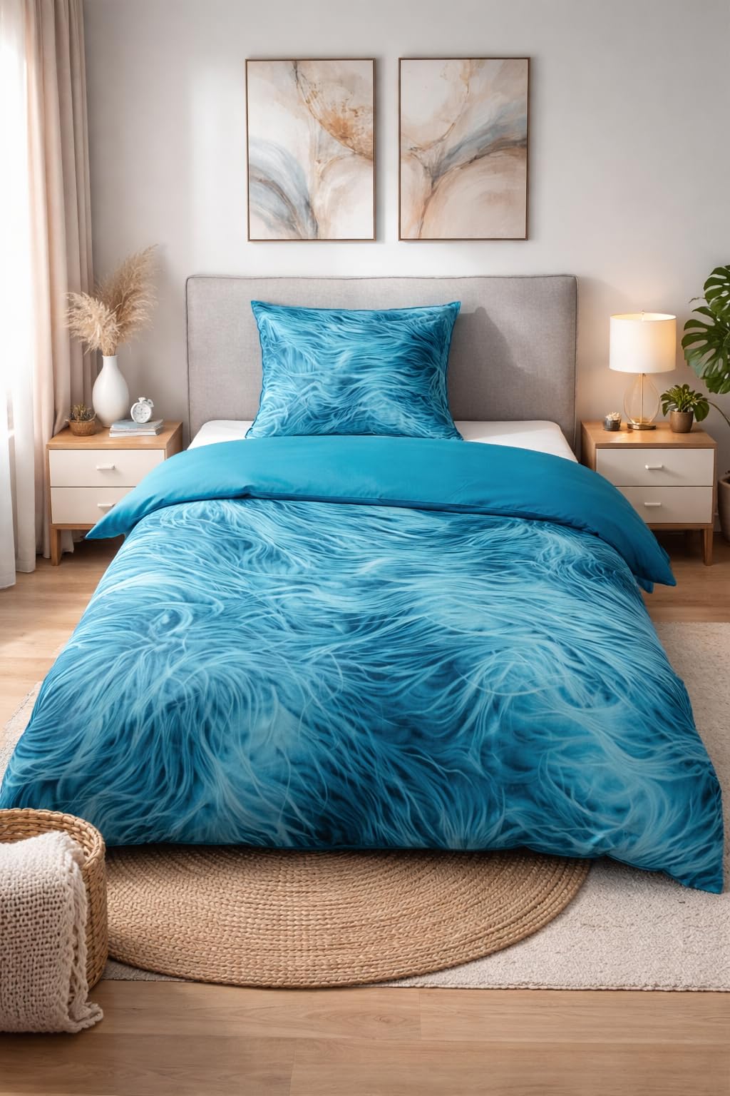 sanilo-bettw-sche-135x200-cm-fluffy-2-teilig-100-baumwolle-mit-kissenbezug-80x80 image 7