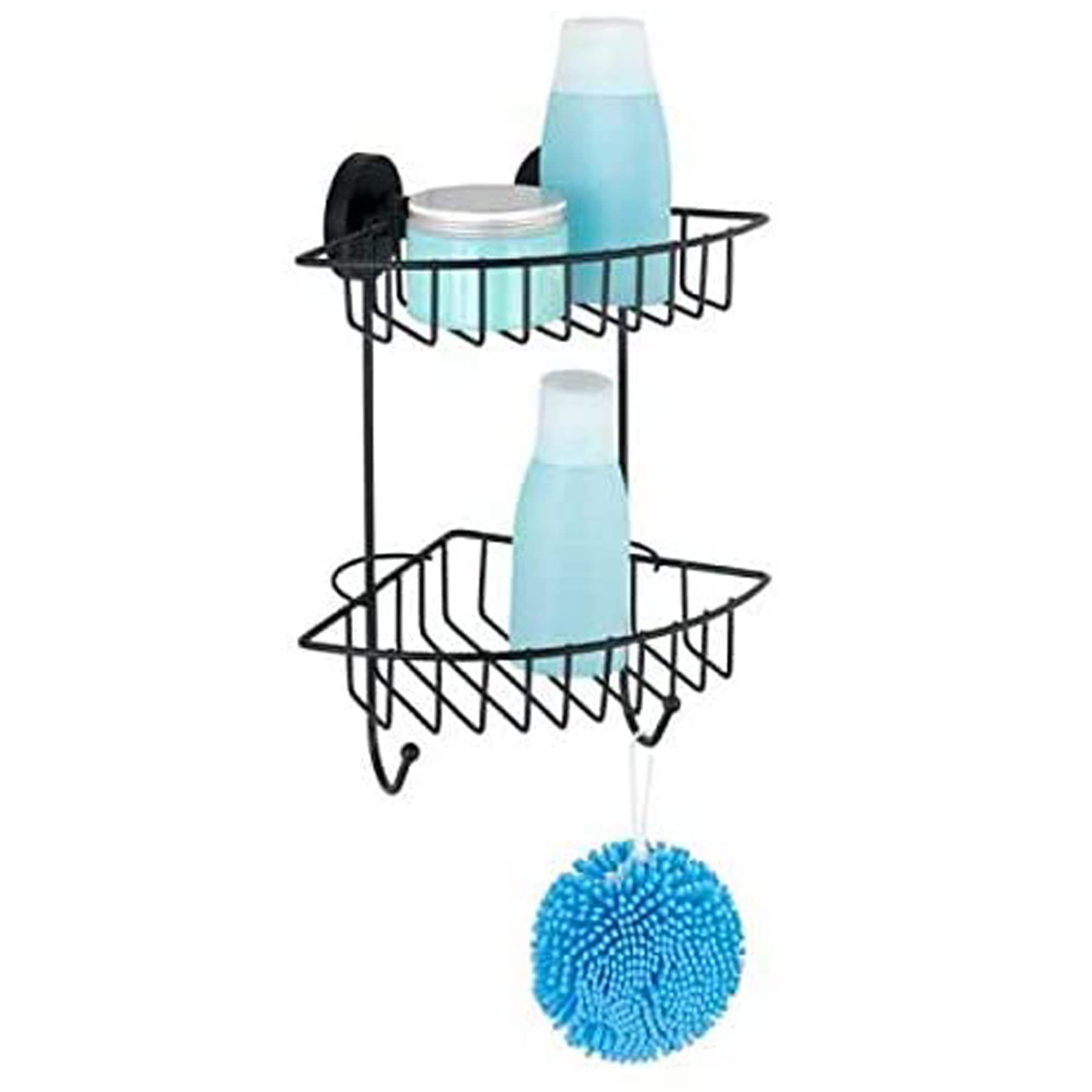 wenko-vacuum-loc-eckablage-bari-wandregal-ohne-bohren-verchromt-35-x-9-x-22-5-cm image 8