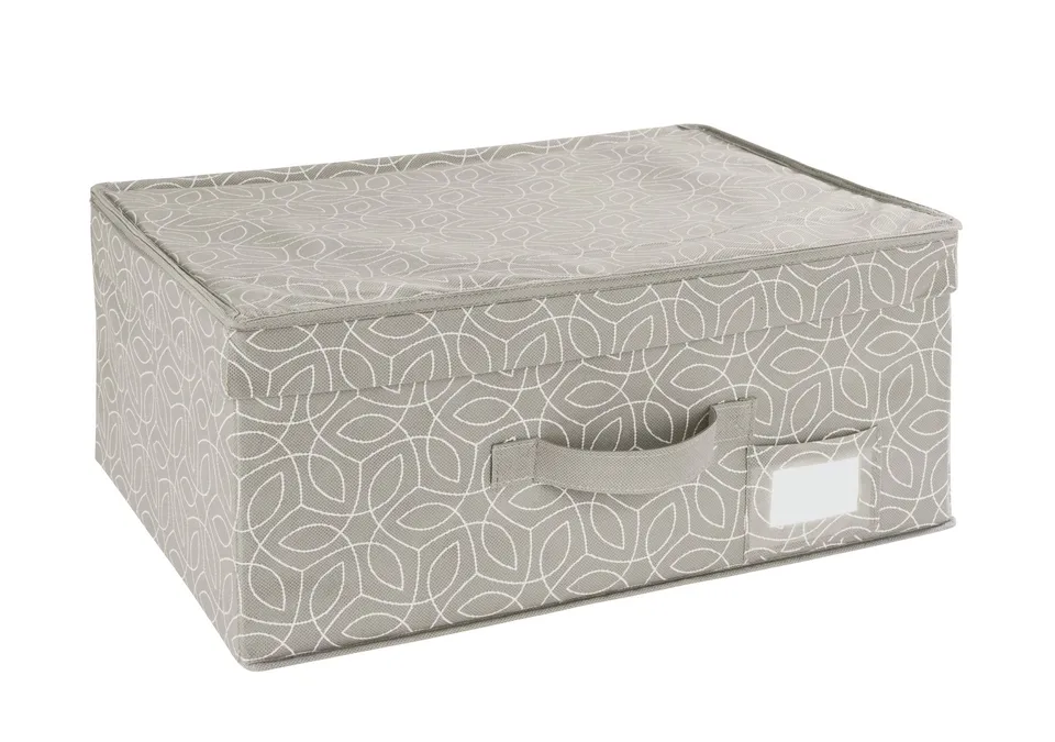 wenko-aufbewahrungsbox-balance-mit-deckel-taupe-19-x-33-x-44-cm image 1