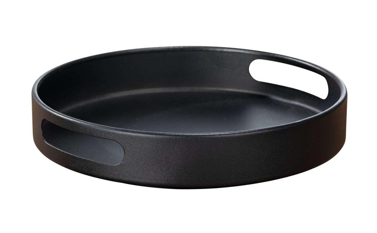 wenko-tablett-susie-360-drehbares-serviertablett-metall-schwarz-26-x-6-cm image 1