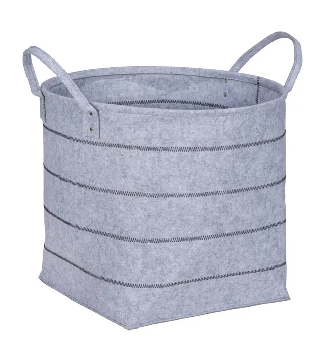 wenko-aufbewahrungskorb-nella-l-filzkorb-grau-79-l-48-x-44-cm image 1