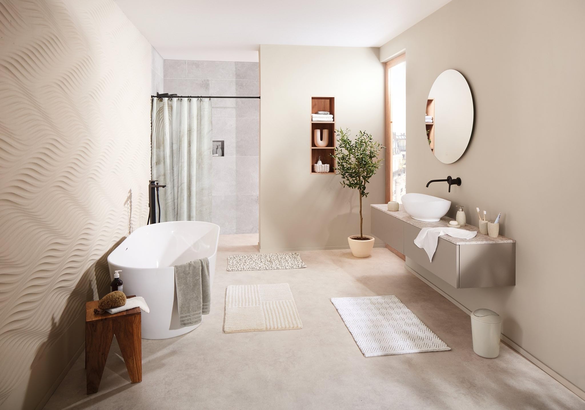 kleine-wolke-wc-vorleger-chelsea-sandbeige-55-x-50-cm-mit-ausschnitt image 2