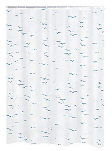 ridder-duschvorhang-sylt-blau-240x180-cm-aus-folie-inkl-ringe image 5