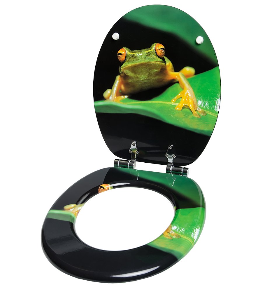sanilo-wc-sitz-mit-absenkautomatik-holz-motiv-frosch image 5