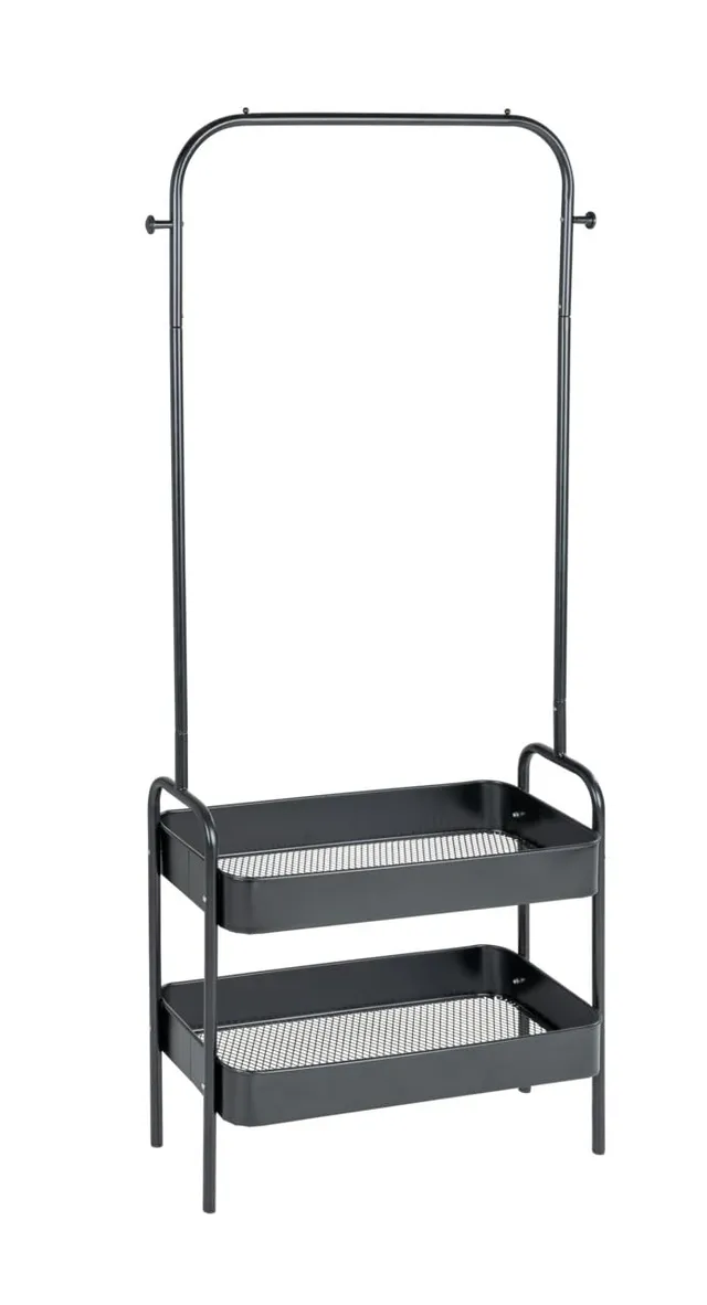 wenko-kleiderst-nder-kali-standgarderobe-75x165x30-cm-schwarz image 1