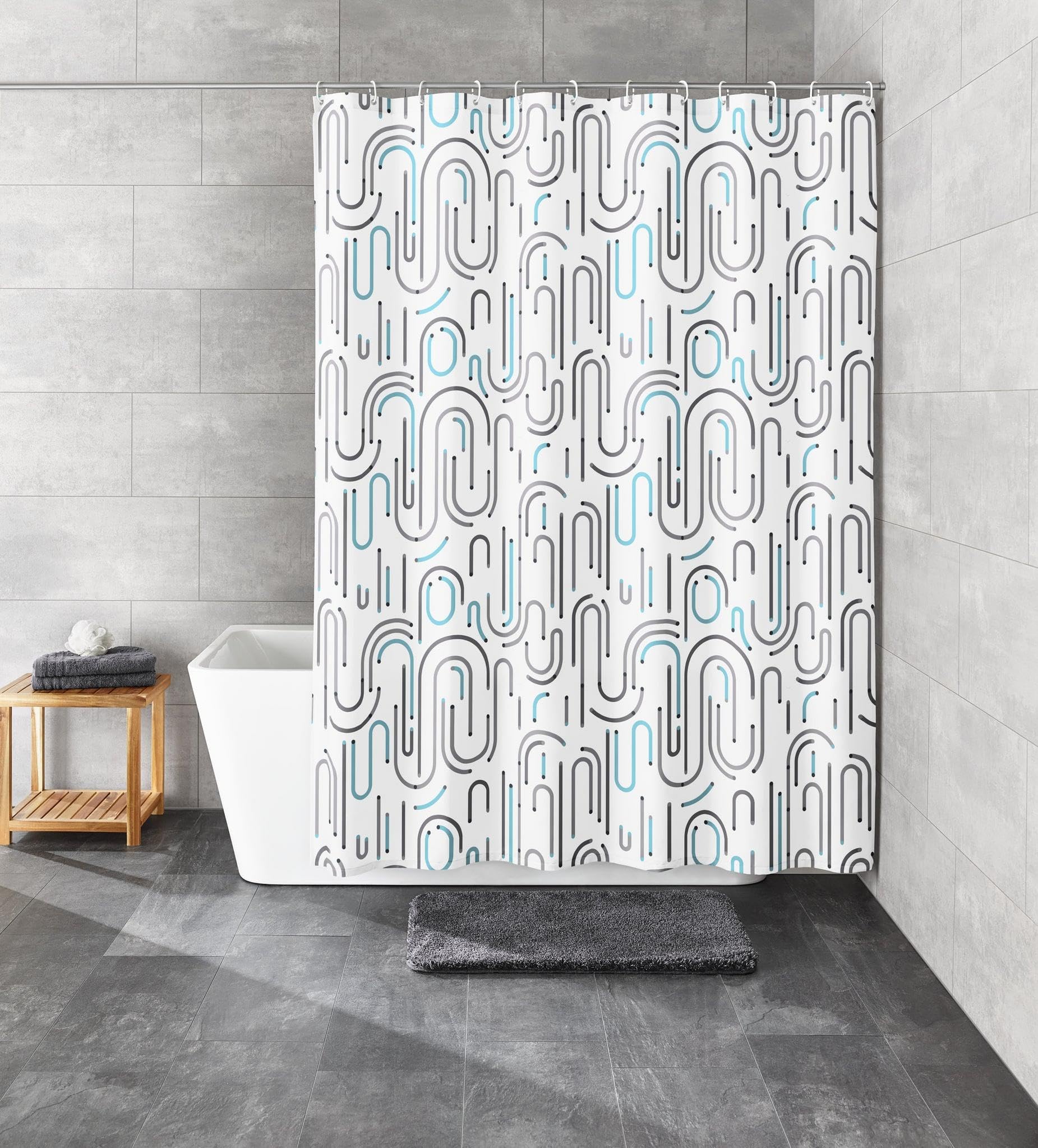 kleine-wolke-vision-duschvorhang-textil-grau-180-x-200-cm image 2