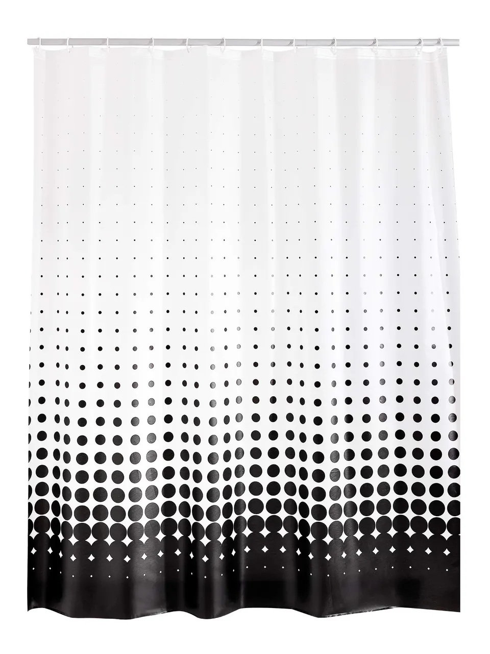 ridder-blacky-folien-duschvorhang-240x180-cm-semitransparent-inkl-ringe image 1