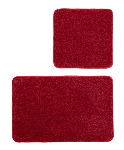 kleine-wolke-badteppich-set-relax-rubin-50x50-55x85-cm-2-teilig image 5