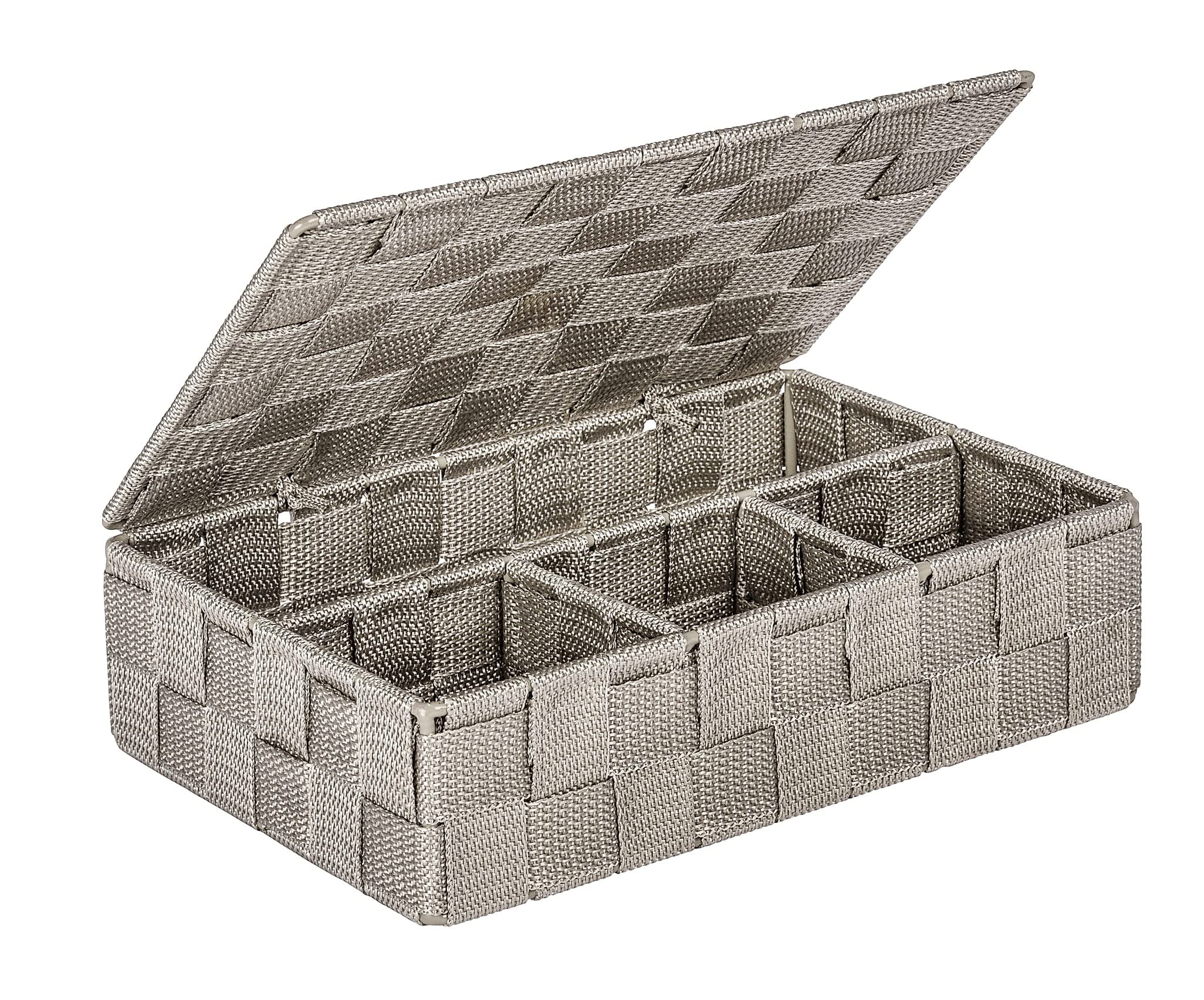 wenko-badorganizer-adria-klein-aufbewahrungsbox-taupe-26-x-7-5-x-17-cm image 1