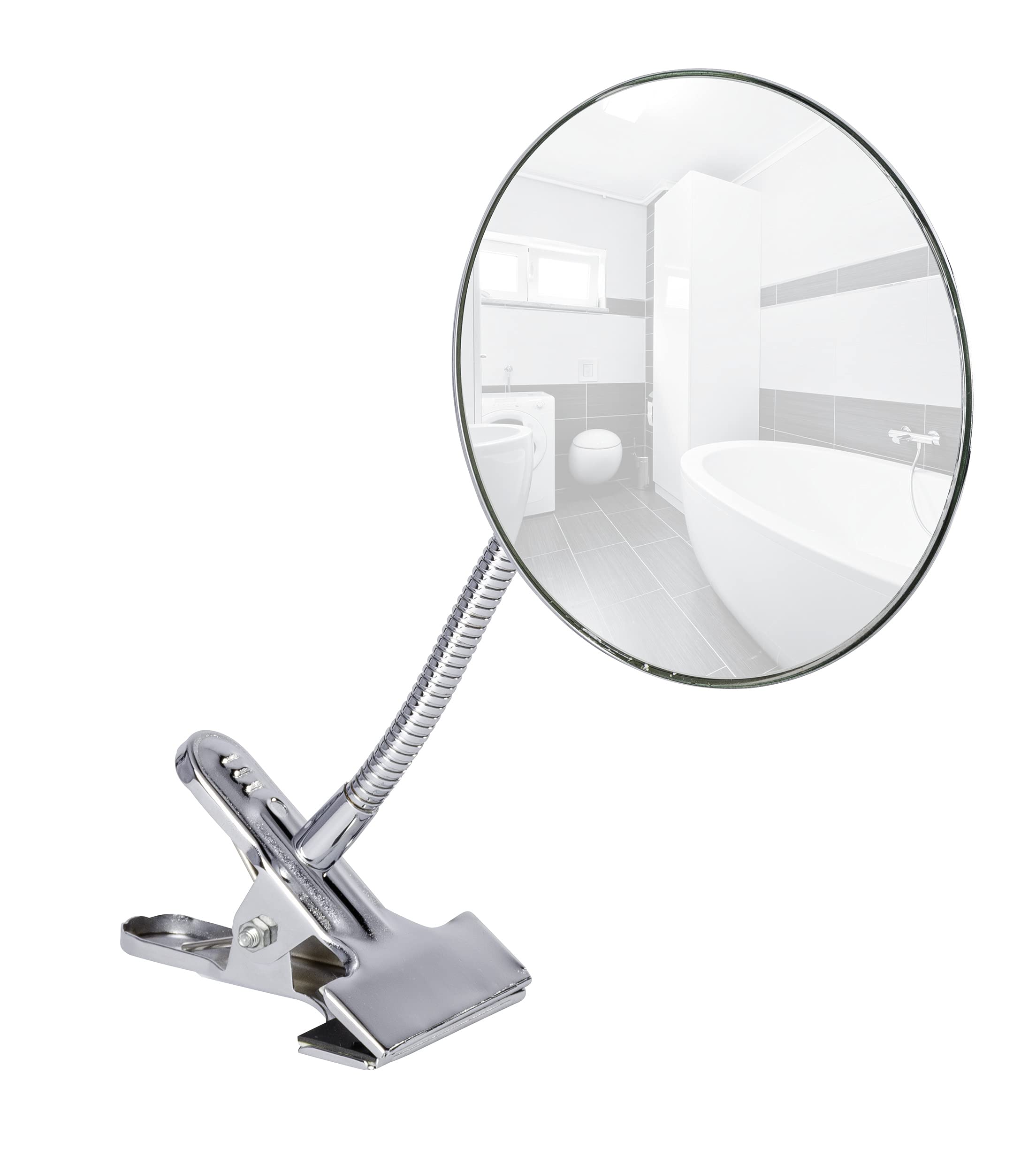 wenko-kosmetikspiegel-clip-15-cm-chrom-5-fach image 1