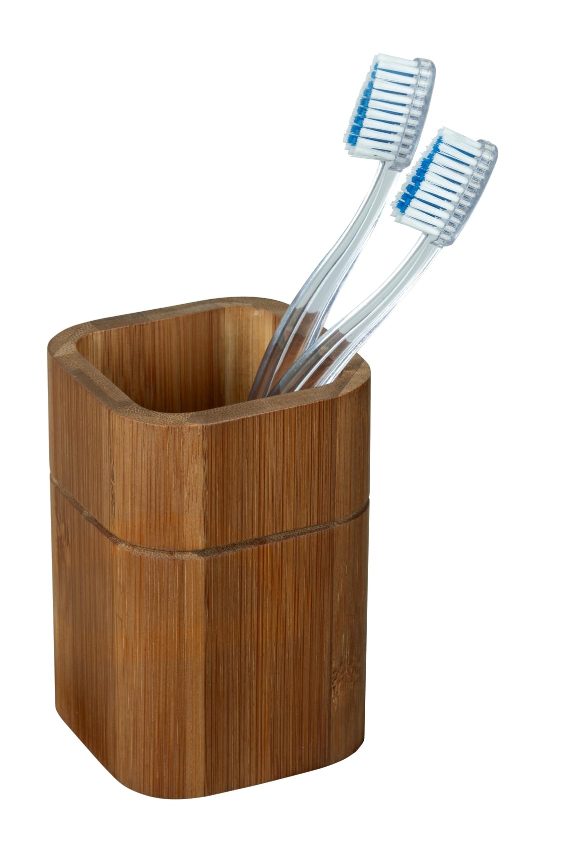 wenko-zahnb-rstenhalter-serro-bambus-braun-7-5-x-11-x-7-5-cm-badbecher image 1