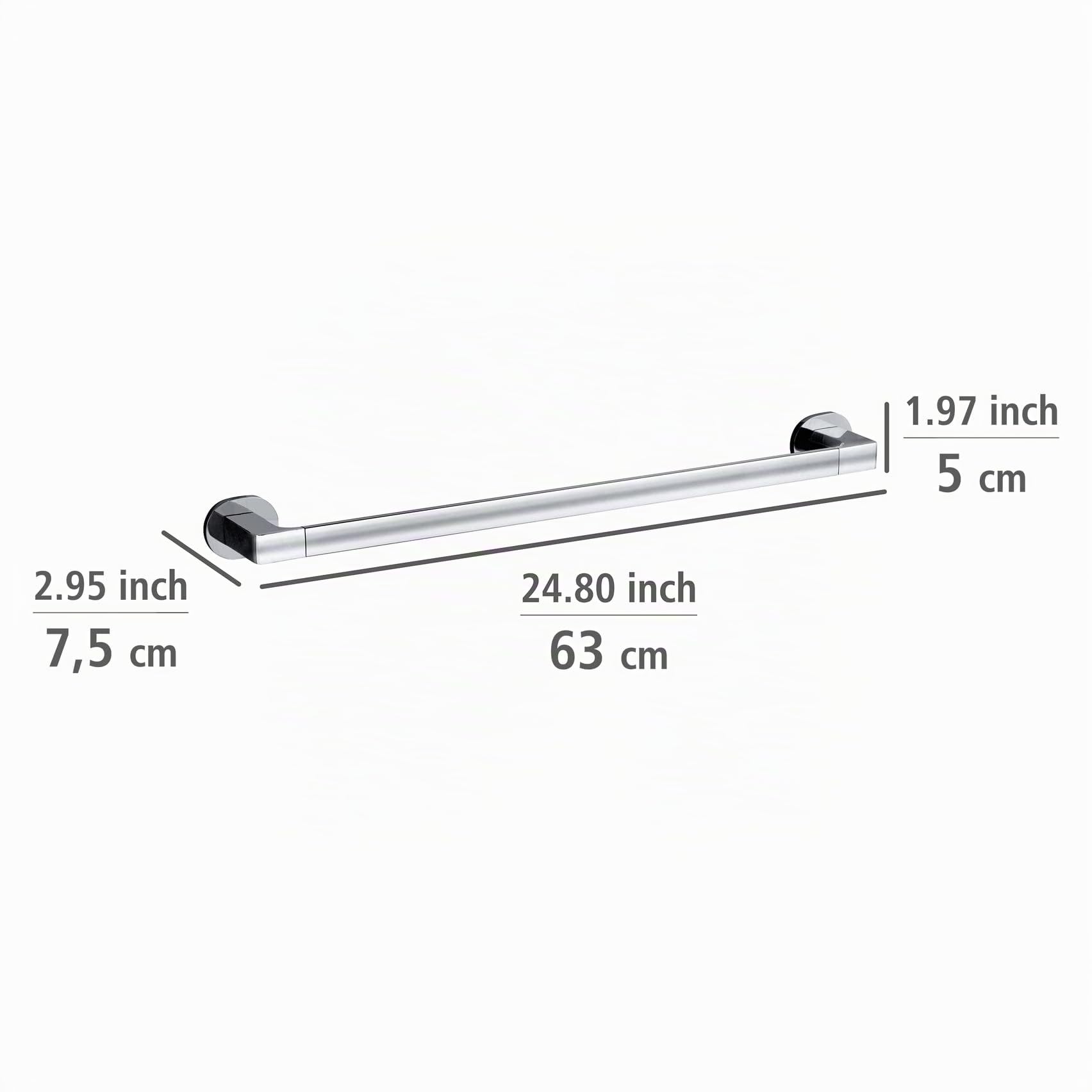 wenko-maribor-uno-badetuchstange-63-5-cm-uv-loc-ohne-bohren-chrom image 6