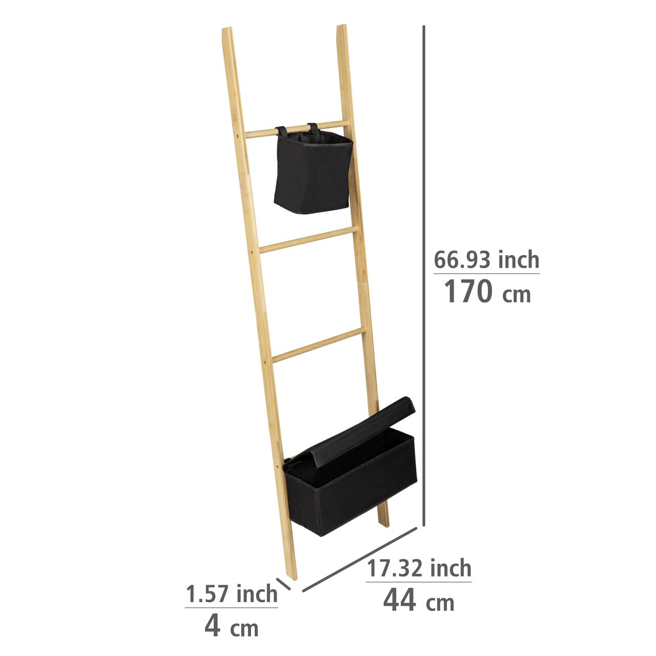 wenko-ecori-handtuchleiter-mit-2-k-rben-fsc-bambus-44-x-170-x-4-cm-natur-schwarz image 7