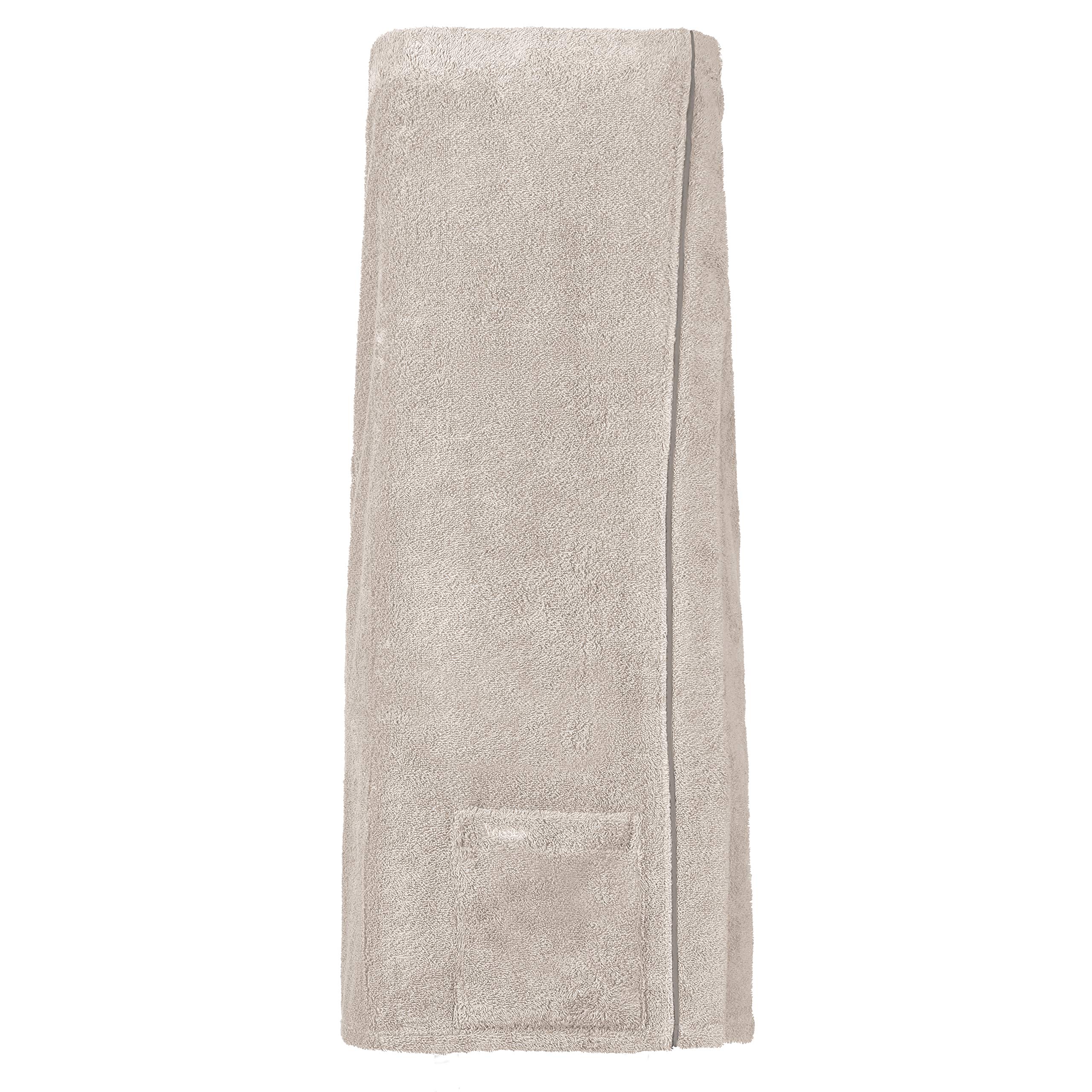 vossen-livina-saunakilt-damen-stone-7160-baumwoll-mischgewebe-mit-tasche image 1
