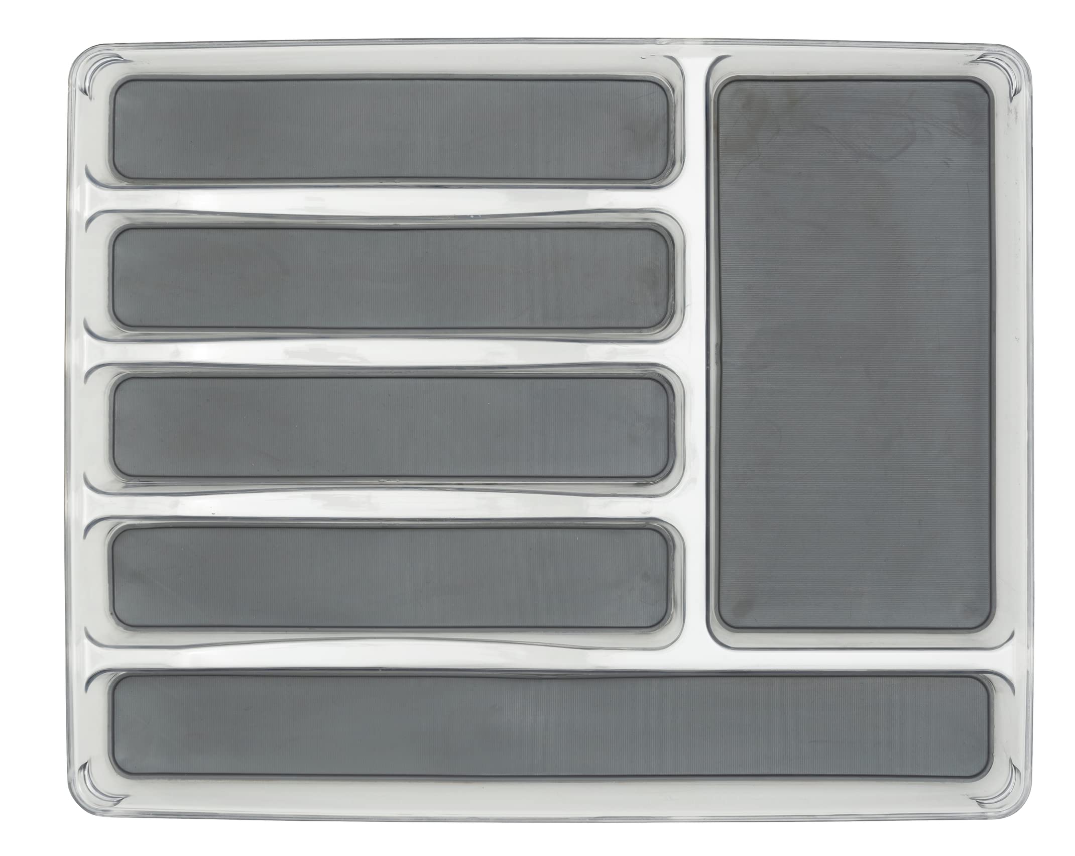 wenko-besteckkasten-6-f-cher-32-x-4-5-x-40-cm-transparent image 3
