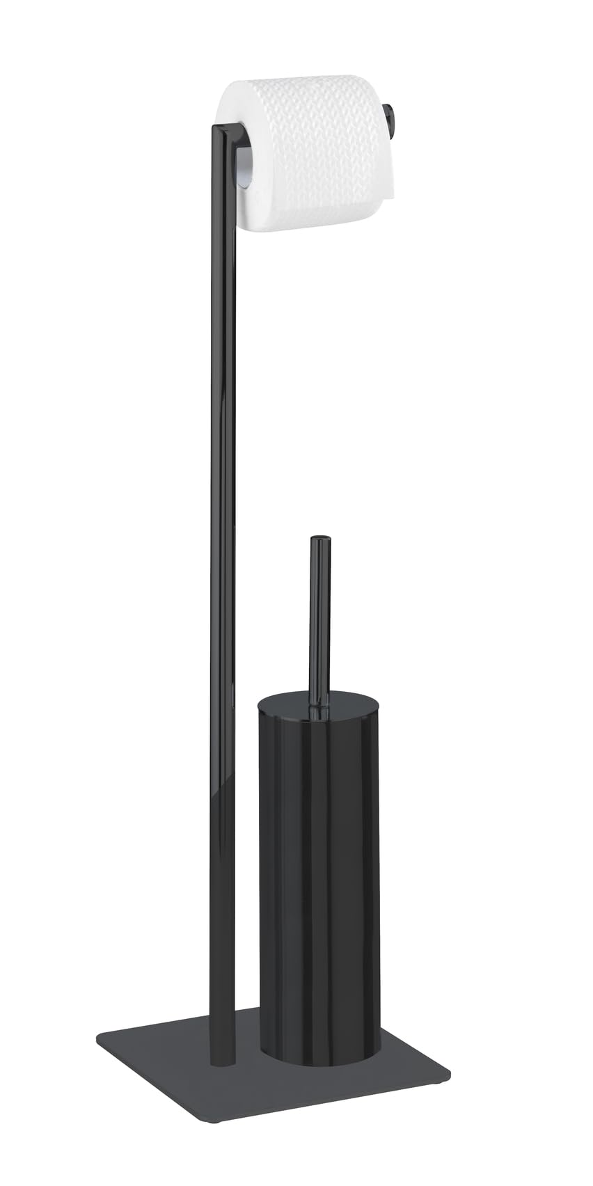 wenko-recco-stand-wc-garnitur-20-x-71-5-x-20-cm-2-in-1-wc-b-rste-toilettenpapier image 1