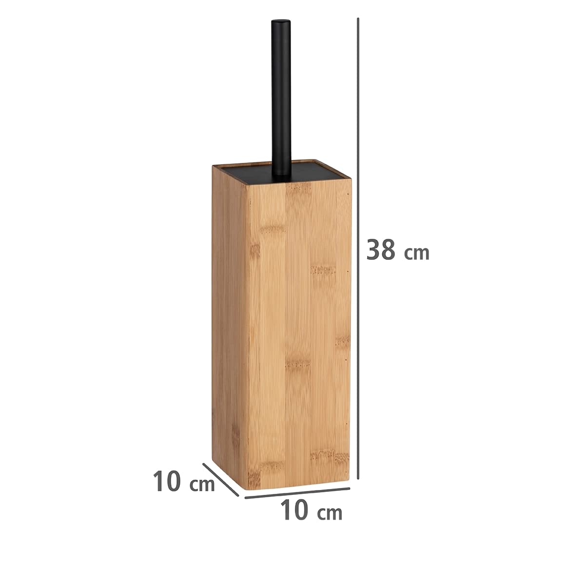 wenko-wc-garnitur-padua-wc-b-rstenhalter-bambus-natur-schwarz-10-x-38-x-10-cm image 4