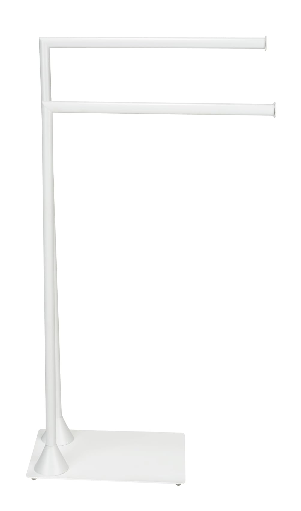 wenko-handtuchst-nder-hella-freistehender-handtuchhalter-2-arme-wei-matt image 3