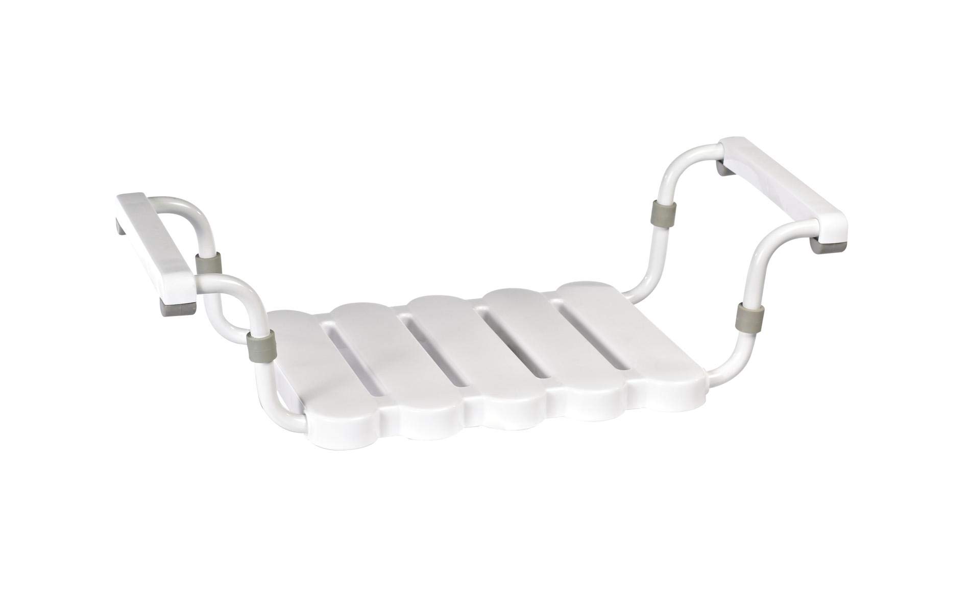 ridder-assistent-a0040011-badewannensitz-wei-mit-poliertem-gestell image 1