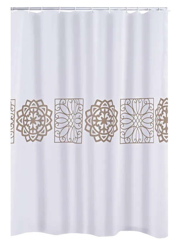 ridder-tunis-textil-duschvorhang-180x200-cm-inkl-ringe-waschbar image 1