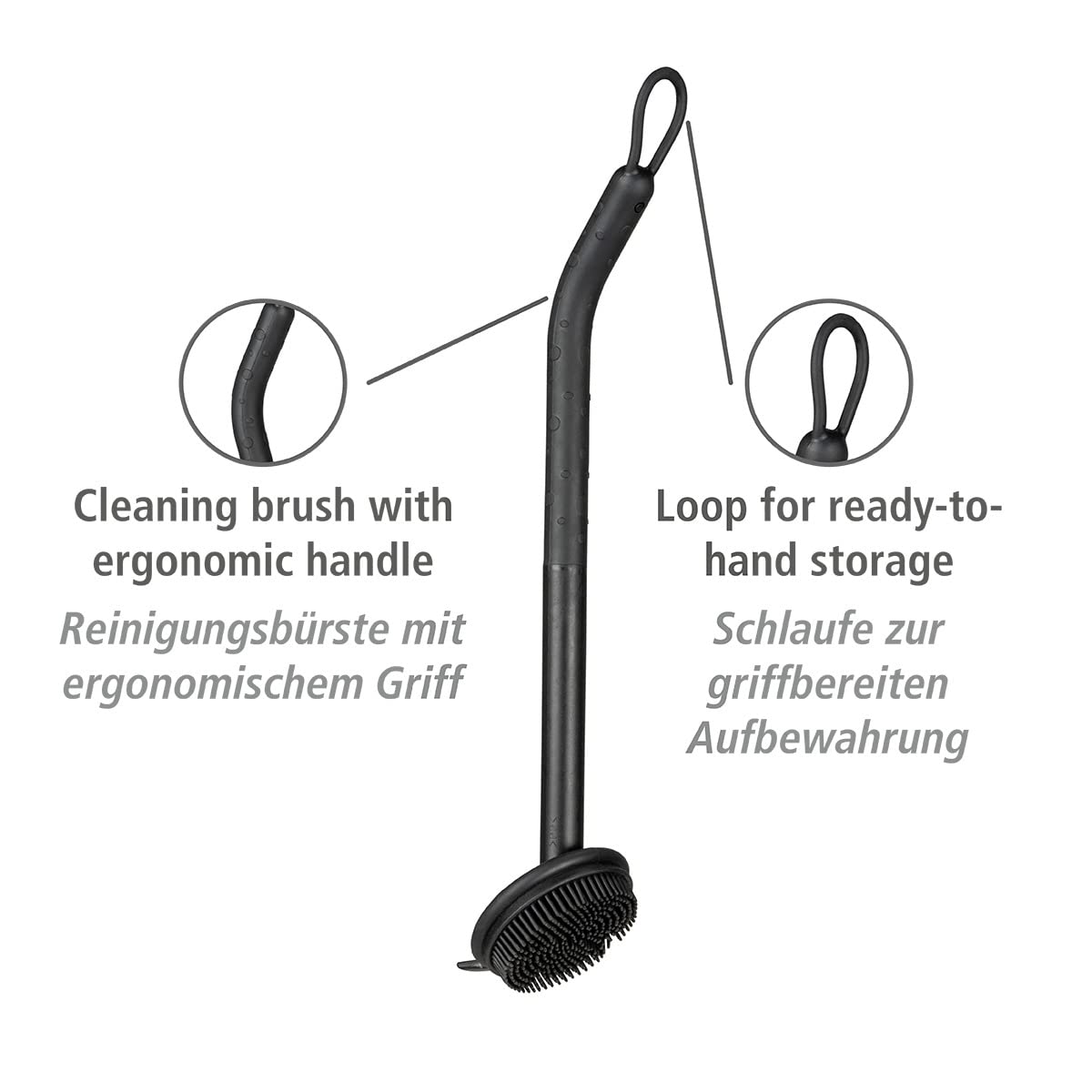 wenko-cuvo-sp-lb-rste-31-cm-schwarz-mit-schaber-und-aufh-ngeschlaufe image 2