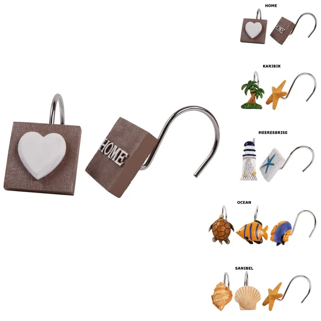 sanilo-duschvorhangringe-home-12er-set-edelstahl-haken-3-5-cm image 1