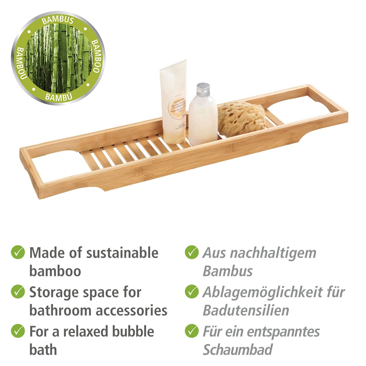 wenko-bambusa-badewannentablett-70x4-5x16-cm-natur-bambus image 2
