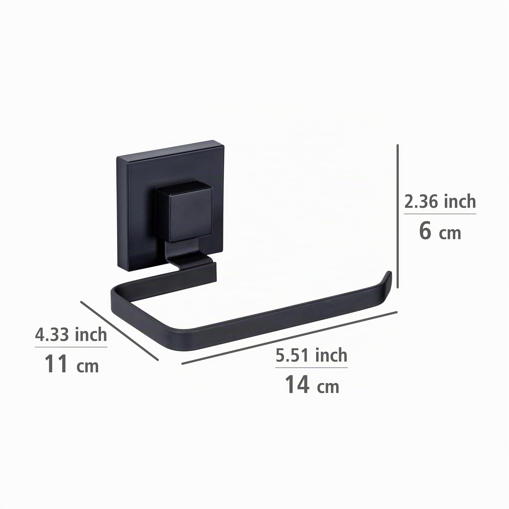 wenko-toilettenpapierhalter-quadro-vacuum-loc-wandhalter-ohne-bohren-schwarz image 5