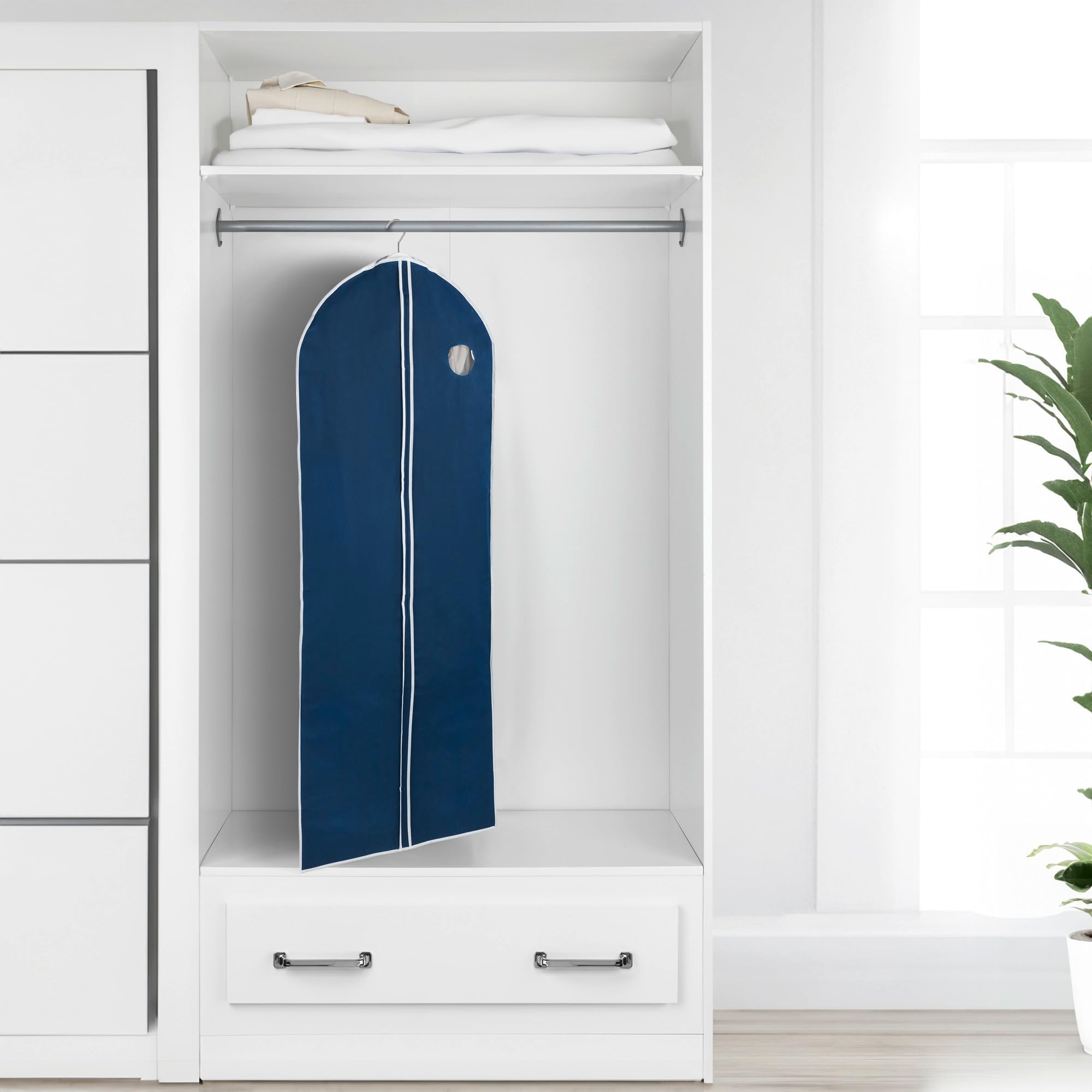 wenko-air-kleidersack-60x150-cm-navy-mit-sichtfenster image 6