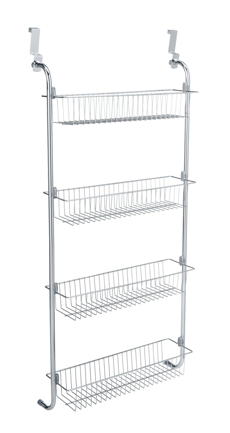 wenko-t-rregal-xl-mit-4-k-rben-h-ngeregal-50-x-109-x-14-cm-verchromt image 1